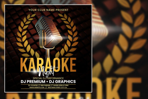 Black Gold Karaoke Night Social Media