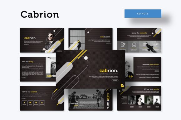 Cabrion Keynote Template Overview