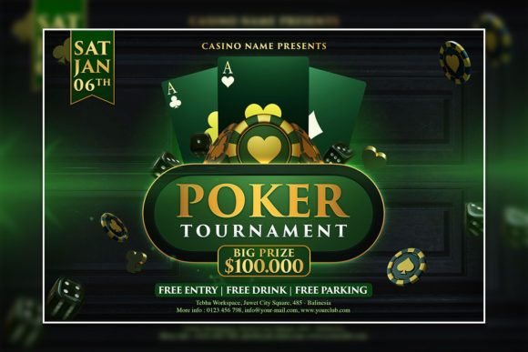 Moder Poker Tournament Poster Template: A Strategic Tool for Effective Event Promotion