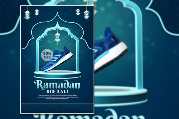 Modern Ramadan Big Sale Poster Template