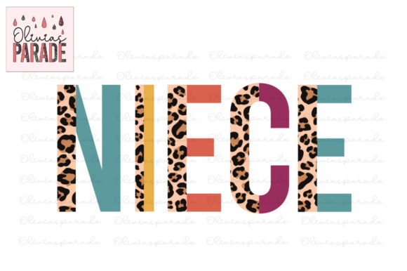 Niece Leopard Print Rainbow: A Unique Digital Design for Creative Expression