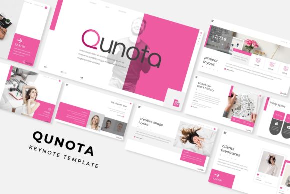 Qunota Keynote Template: Creative Power in 150 Slides